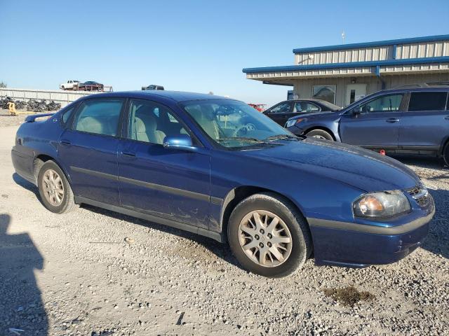 2G1WF52E259256323 - 2005 CHEVROLET IMPALA BLUE photo 4