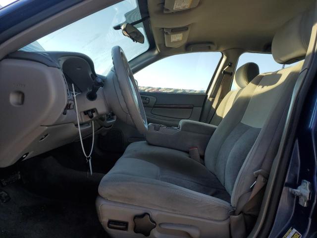 2G1WF52E259256323 - 2005 CHEVROLET IMPALA BLUE photo 7