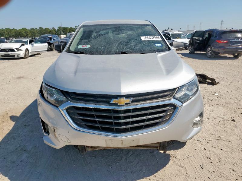 3GNAXHEV6KS570459 - 2019 CHEVROLET EQUINOX LS SILVER photo 5