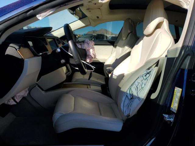 5YJSA1E22JF296101 - 2018 TESLA MODEL S BLUE photo 7