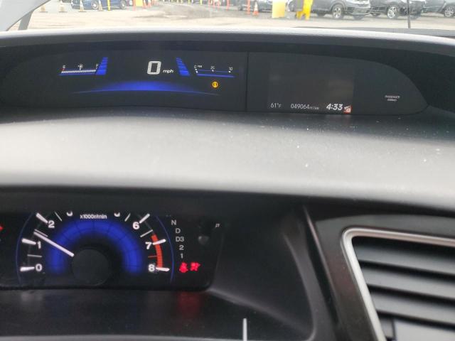 2HGFG3B57DH529514 - 2013 HONDA CIVIC LX ყავისფერი ფოტო 9