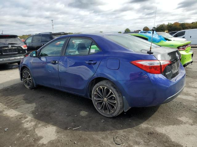 2T1BURHE2EC164509 - 2014 TOYOTA COROLLA L BLUE photo 2