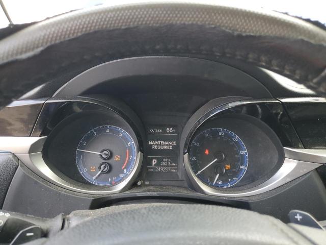 2T1BURHE2EC164509 - 2014 TOYOTA COROLLA L BLUE photo 9