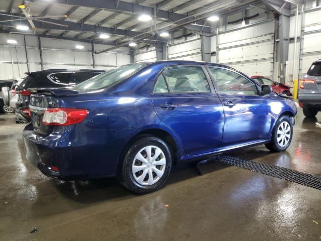 5YFBU4EE3BP001189 - 2011 TOYOTA COROLLA BASE BLUE photo 3
