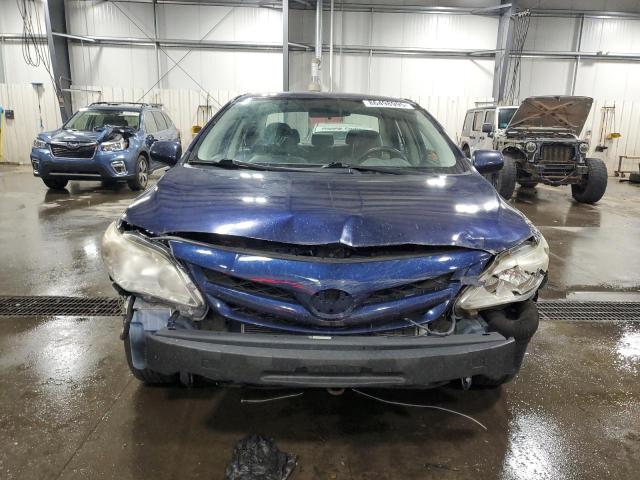 5YFBU4EE3BP001189 - 2011 TOYOTA COROLLA BASE BLUE photo 5