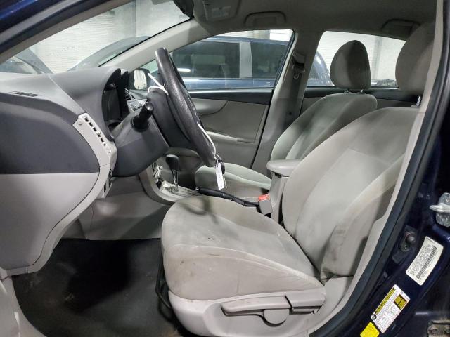 5YFBU4EE3BP001189 - 2011 TOYOTA COROLLA BASE BLUE photo 7