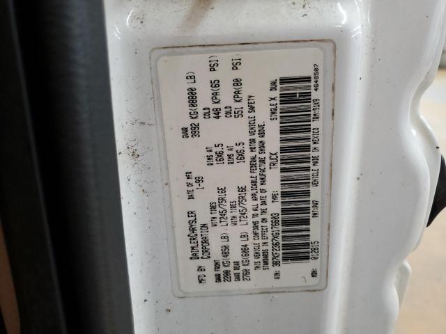 3B7KF2367XG176603 - 1999 DODGE RAM 2500 WHITE photo 12