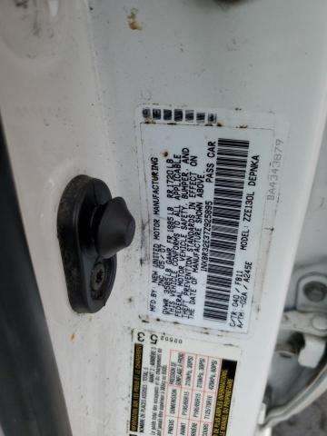 1NXBR32E37Z925895 - 2007 TOYOTA COROLLA CE WHITE photo 12