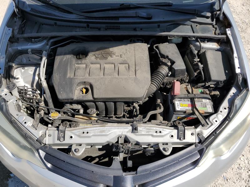 5YFBURHE4FP297287 - 2015 TOYOTA COROLLA L SILVER photo 11