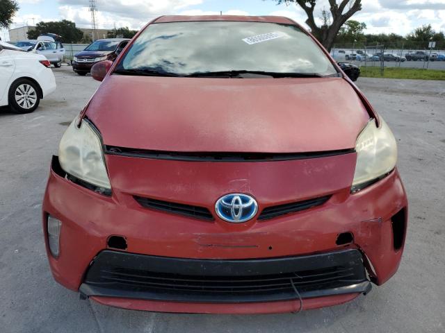 JTDKN3DU7D5607692 - 2013 TOYOTA PRIUS 红色 照片 5