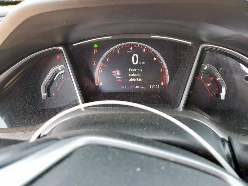 19XFC2F85KE033094 - 2019 HONDA CIVIC SPORT SILVER photo 9