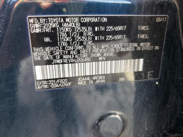 JTMBFREVXHJ706480 - 2017 TOYOTA RAV4 LE Mavi fotoğraf 13