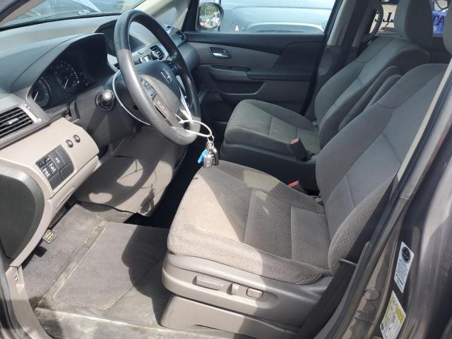 5FNRL5H49EB080328 - 2014 HONDA ODYSSEY EX GRAY photo 7