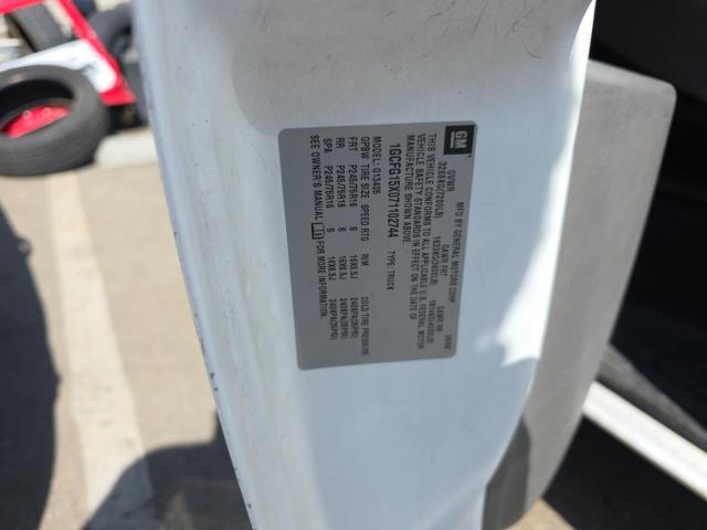 1GCFG15X071102744 - 2007 CHEVROLET EXPRESS G1 WHITE photo 10