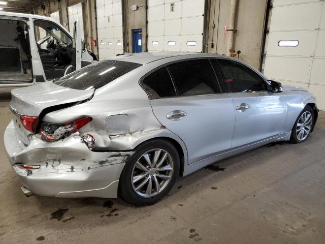 JN1BV7ARXEM691346 - 2014 INFINITI Q50 BASE 灰色 照片 3