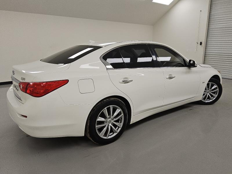 JN1CV7AP9HM640041 - 2017 INFINITI Q50 BASE WHITE photo 3