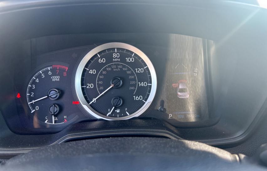 5YFEPMAE3MP200868 - 2021 TOYOTA COROLLA LE BLUE photo 8