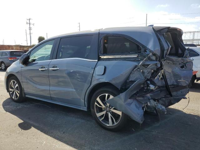 5FNRL6H80PB051893 - 2023 HONDA ODYSSEY TOURING BLUE photo 2