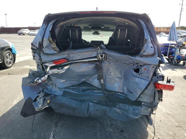 5FNRL6H80PB051893 - 2023 HONDA ODYSSEY TOURING BLUE photo 6