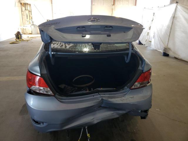 KMHCT4AEXDU500067 - 2013 HYUNDAI ACCENT GLS BLUE photo 6