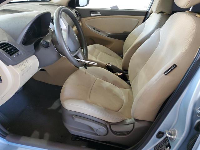 KMHCT4AEXDU500067 - 2013 HYUNDAI ACCENT GLS BLUE photo 7