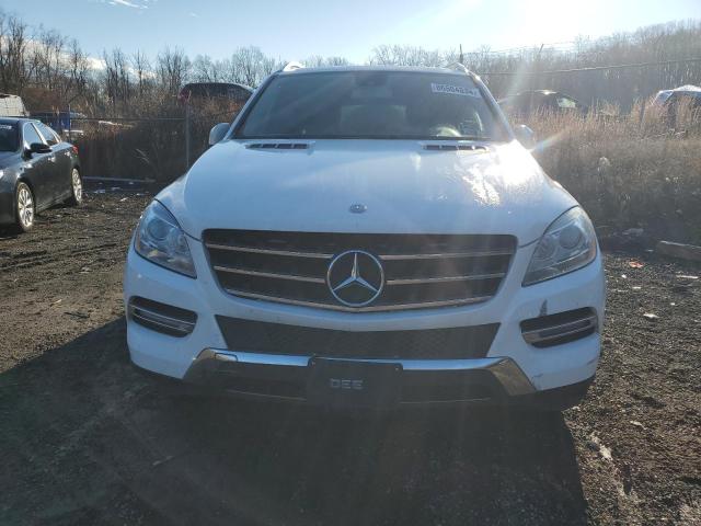 4JGDA5HB9EA289720 - 2014 MERCEDES-BENZ ML 350 4MATIC WHITE photo 5