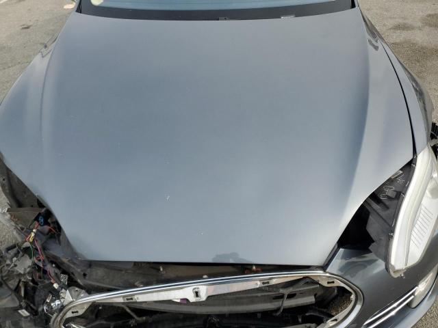 5YJSA1CG6DFP23153 - 2013 TESLA MODEL S GRAY photo 11