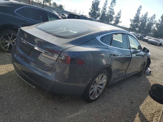 5YJSA1CG6DFP23153 - 2013 TESLA MODEL S GRAY photo 3