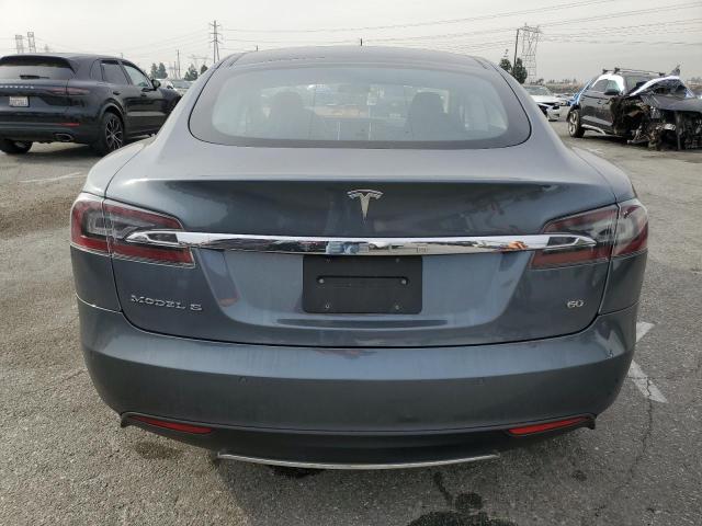 5YJSA1CG6DFP23153 - 2013 TESLA MODEL S GRAY photo 6