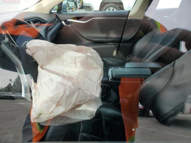 5YJSA1CG6DFP23153 - 2013 TESLA MODEL S GRAY photo 7