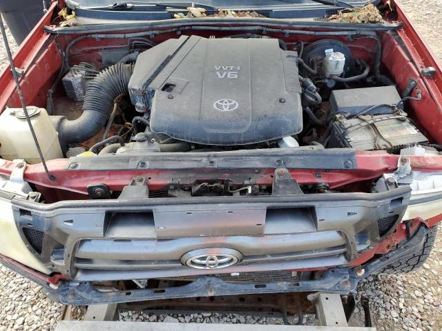 5TEUU42N09Z632192 - 2009 TOYOTA TACOMA ACCESS CAB RED photo 11