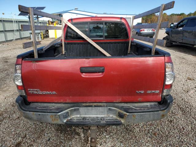 5TEUU42N09Z632192 - 2009 TOYOTA TACOMA ACCESS CAB RED photo 6
