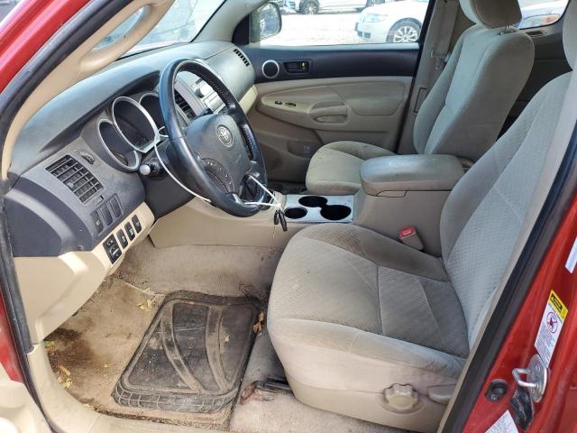 5TEUU42N09Z632192 - 2009 TOYOTA TACOMA ACCESS CAB RED photo 7