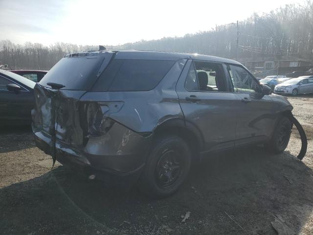 1FM5K8AW3NNA13607 - 2022 FORD EXPLORER POLICE INTERCEPTOR ნაცრისფერი ფოტო 3