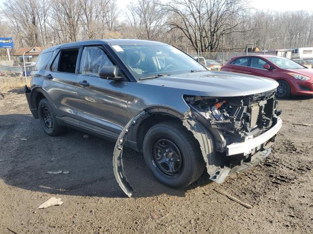 1FM5K8AW3NNA13607 - 2022 FORD EXPLORER POLICE INTERCEPTOR ნაცრისფერი ფოტო 4