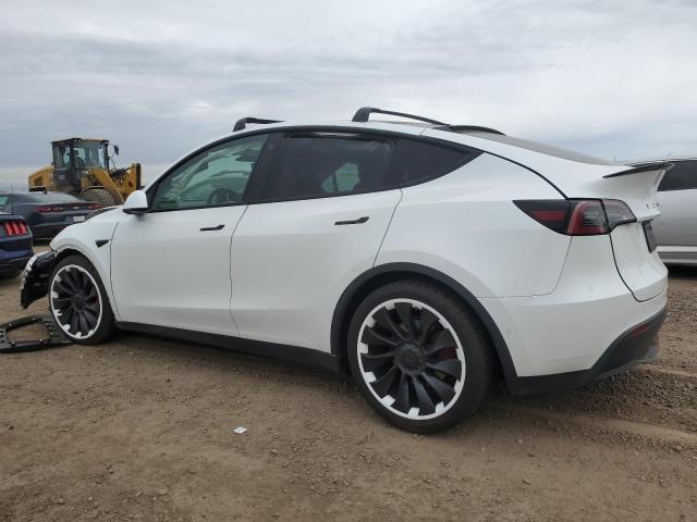 5YJYGDEF3MF194548 - 2021 TESLA MODEL Y WHITE photo 2