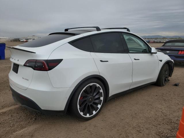 5YJYGDEF3MF194548 - 2021 TESLA MODEL Y WHITE photo 3