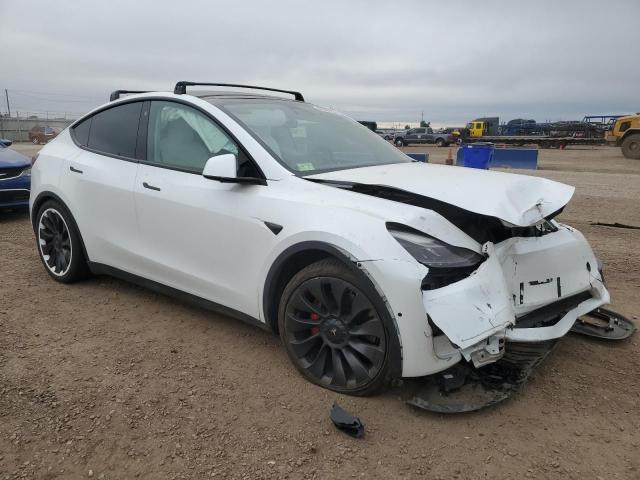5YJYGDEF3MF194548 - 2021 TESLA MODEL Y WHITE photo 4