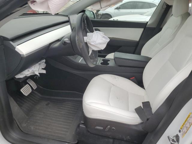 5YJYGDEF3MF194548 - 2021 TESLA MODEL Y WHITE photo 7