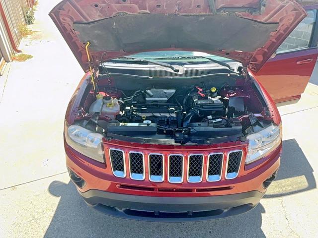 1C4NJCBA2ED643783 - 2014 JEEP COMPASS SPORT Қызыл фото 7