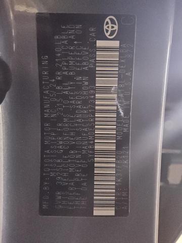 5YFB4MDE5RP173493 - 2024 TOYOTA COROLLA LE ნაცრისფერი ფოტო 12