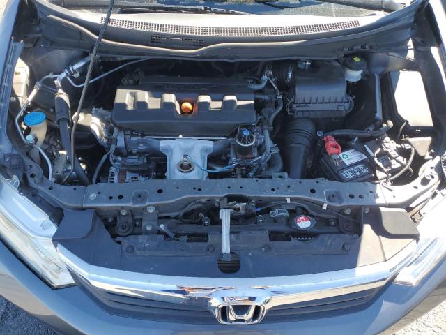19XFB2F51CE387267 - 2012 HONDA CIVIC LX GRAY photo 11