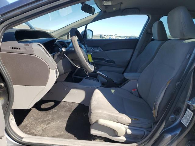 19XFB2F51CE387267 - 2012 HONDA CIVIC LX GRAY photo 7
