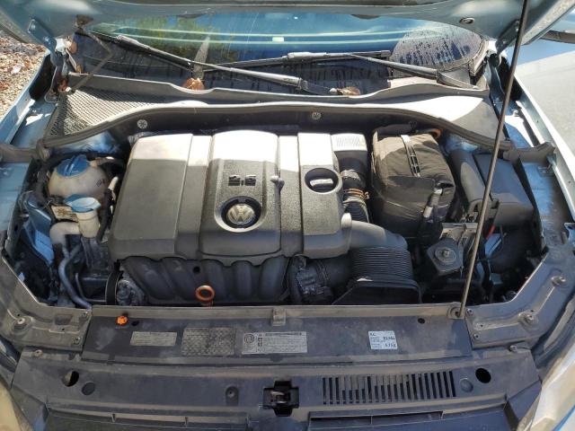 1VWBH7A38CC031841 - 2012 VOLKSWAGEN PASSAT SE BLUE photo 11