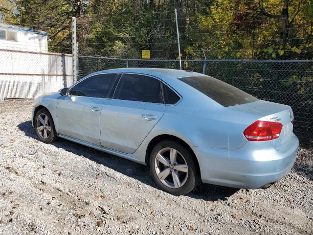 1VWBH7A38CC031841 - 2012 VOLKSWAGEN PASSAT SE BLUE photo 2