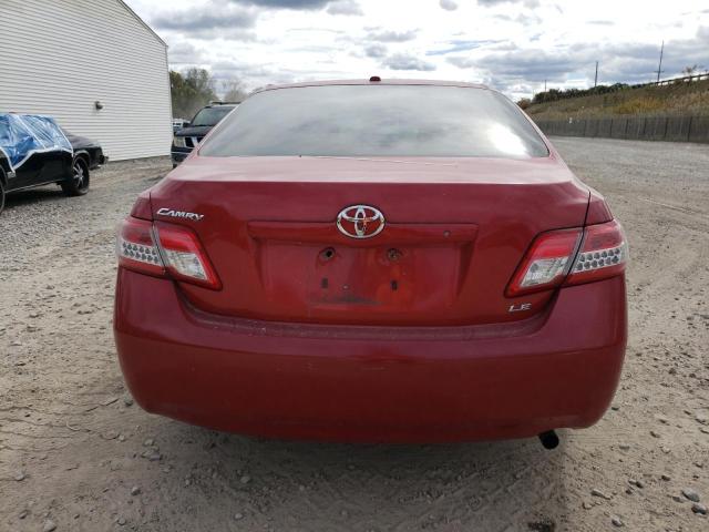 4T1BF3EK2BU172606 - 2011 TOYOTA CAMRY BASE Qırmızı foto 6