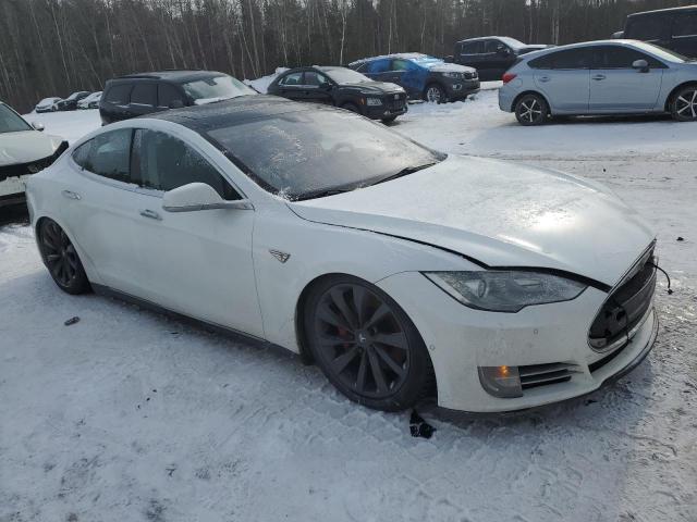 5YJSA1H1XEFP55626 - 2014 TESLA MODEL S WHITE photo 4