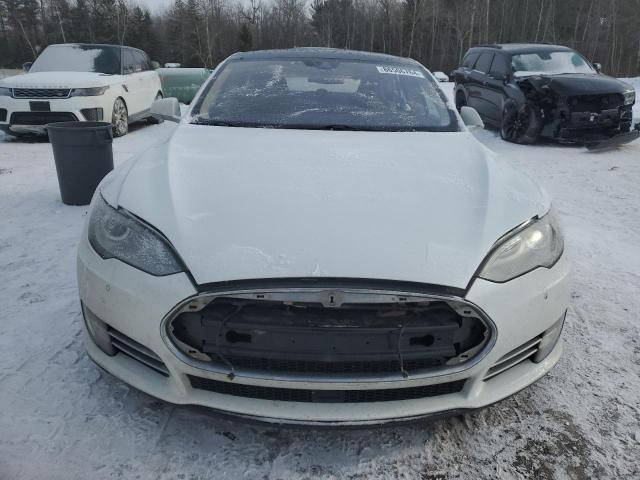 5YJSA1H1XEFP55626 - 2014 TESLA MODEL S WHITE photo 5