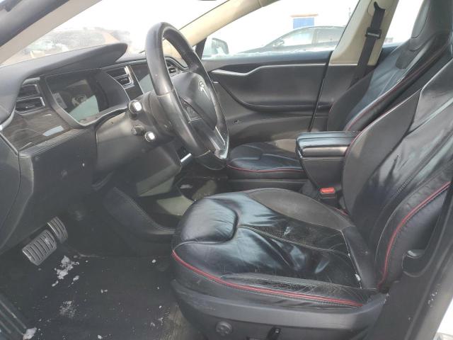 5YJSA1H1XEFP55626 - 2014 TESLA MODEL S WHITE photo 7