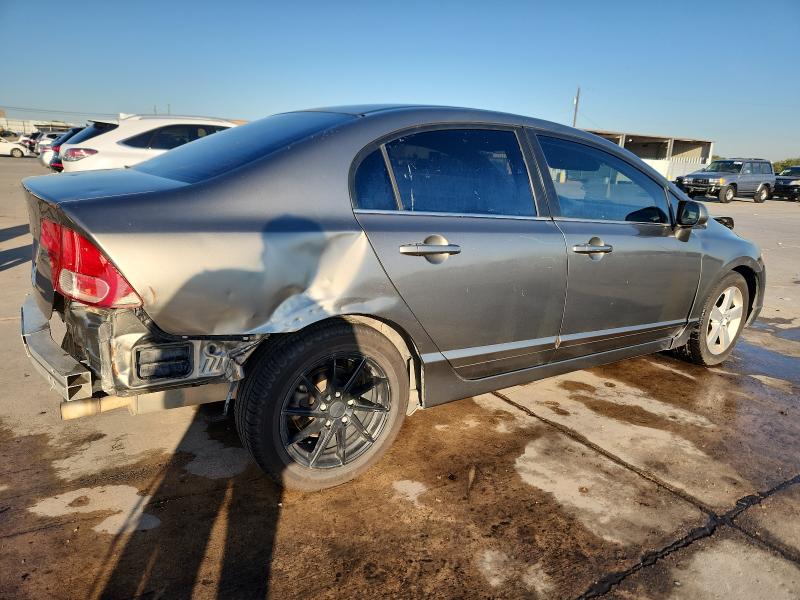 1HGFA16896L065111 - 2006 HONDA CIVIC EX GRAY photo 3